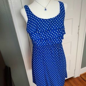 Xhilaration XS Easy Breezy Blue Summer Dress